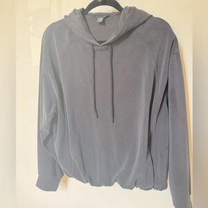 ATHLETA SEASOFT BUBBLE HEM HOODIE